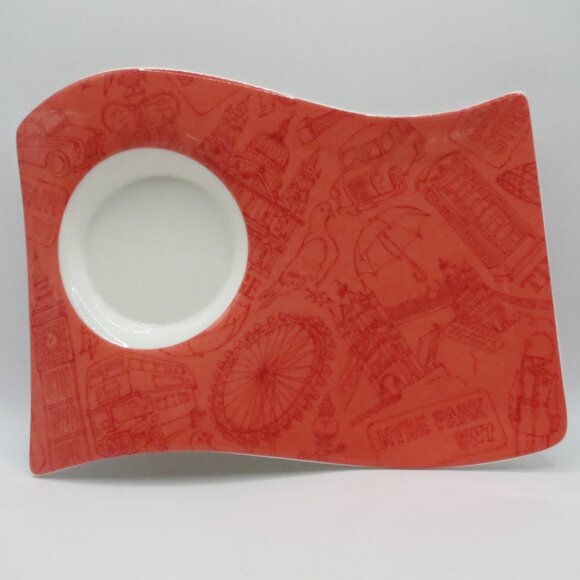 Villeroy & Boch New Wave Caffe Merah Coffee Mug Cup 12oz Snack Plate Saucer - Picture 12 of 16